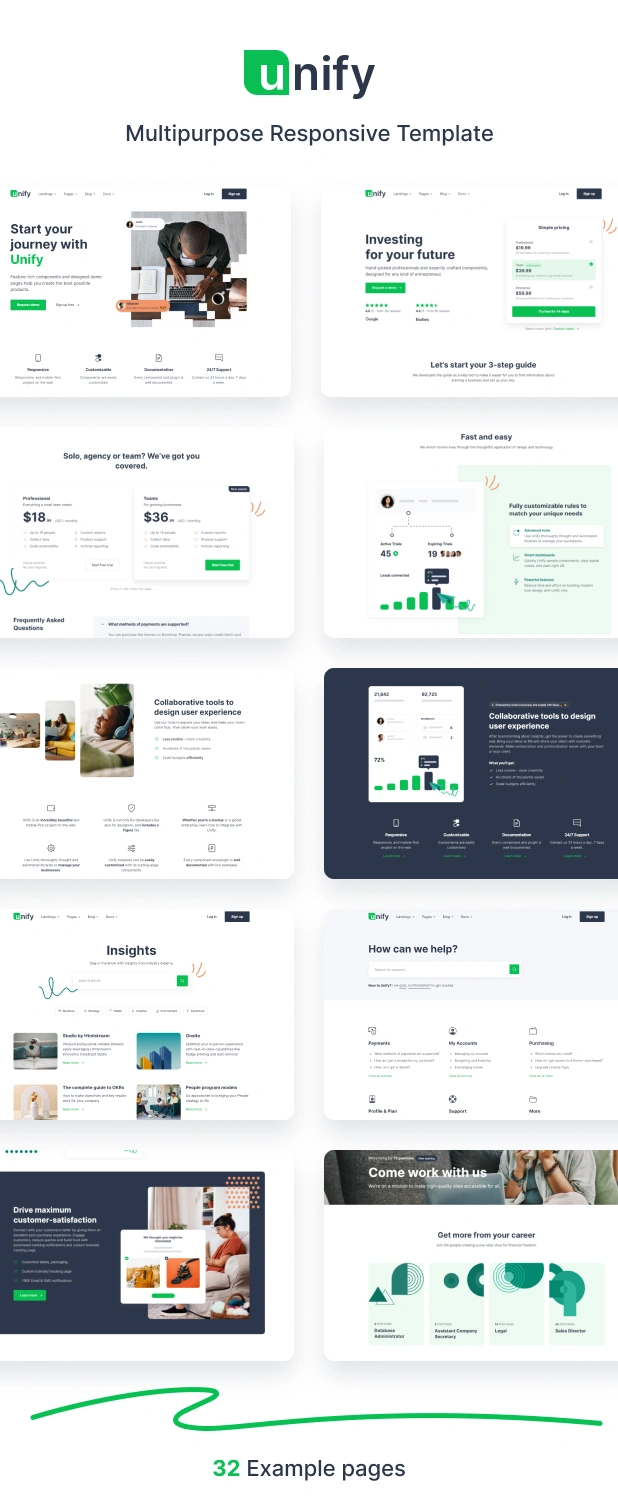 Unify Multipurpose Responsive Template by htmlstream